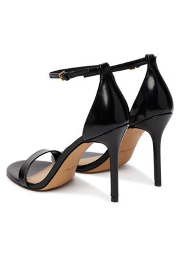 Aldo Sandały Jacynthe 13922267 Czarny. Kolor: czarny. Materiał: skóra