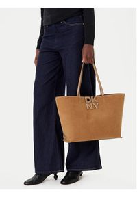 DKNY Torebka R52AMJ38 Brązowy. Kolor: brązowy. Materiał: skórzane #5
