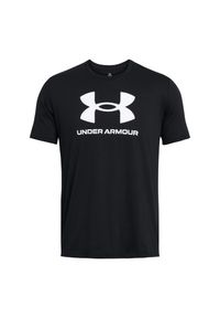 Under Armour - T-shirt Męski Logo 1382911 432. Kolor: czarny