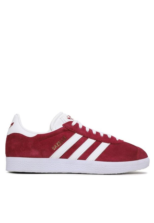 Adidas - adidas Sneakersy Gazelle B41645 Bordowy. Kolor: czerwony. Materiał: zamsz, skóra. Model: Adidas Gazelle