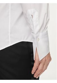 Karl Lagerfeld - KARL LAGERFELD Koszula 605008 Biały Slim Fit. Typ kołnierza: dekolt w karo. Kolor: biały. Materiał: bawełna