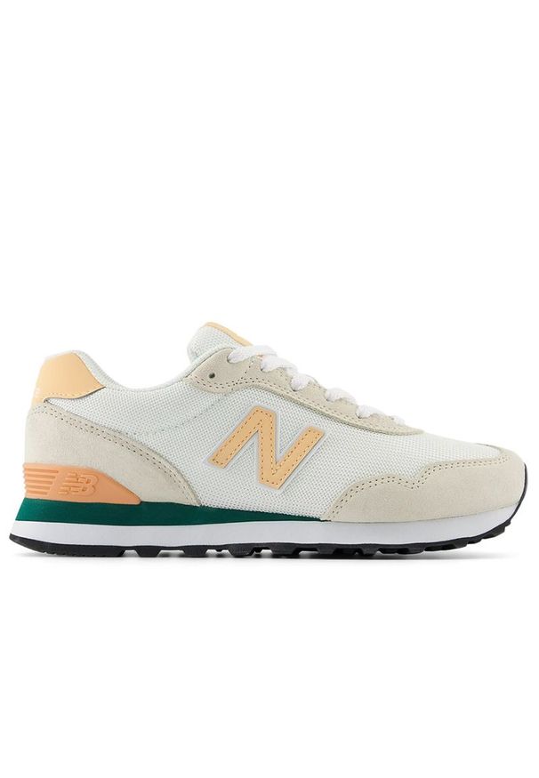 Buty New Balance WL515ADC - beżowe. Okazja: na co dzień. Kolor: beżowy. Materiał: guma, zamsz, materiał, syntetyk. Szerokość cholewki: normalna