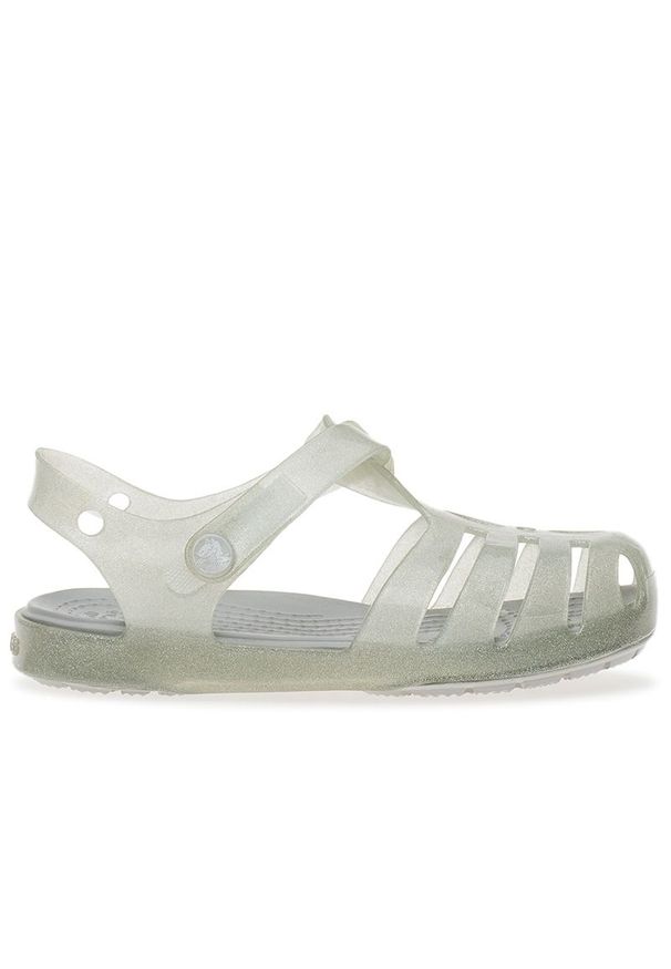 Sandały Crocs Isabella Sandal 208444-0IC - szare. Kolor: szary. Materiał: materiał, syntetyk, guma