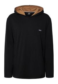 BOSS Bluza Mix&Match 50515306 Czarny Regular Fit. Kolor: czarny. Materiał: bawełna #1