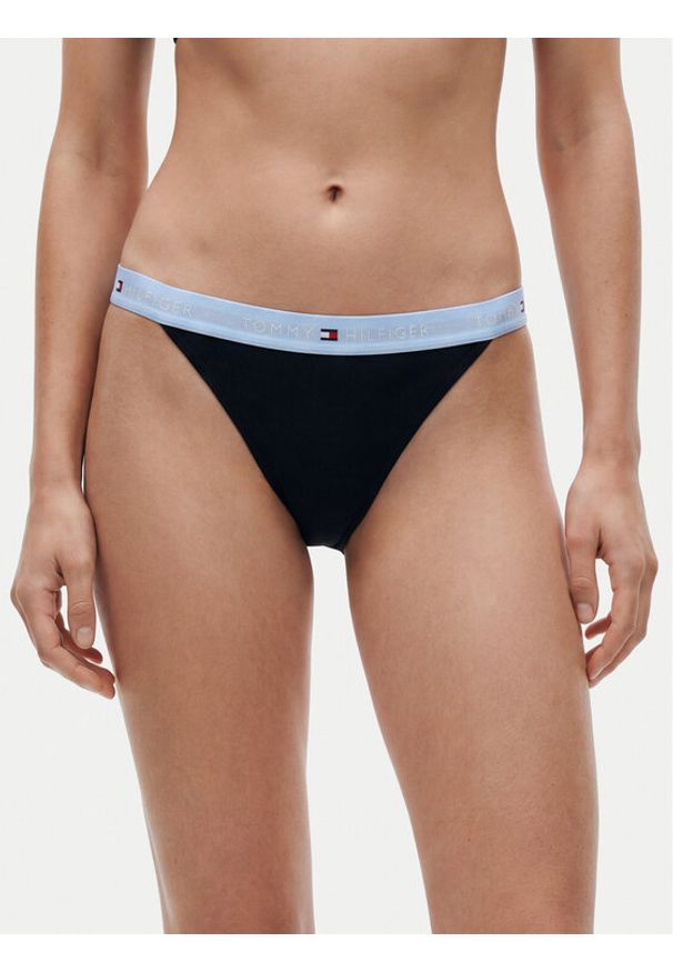 TOMMY HILFIGER - Tommy Hilfiger Komplet stringów UW0UW06518 Czarny. Kolor: czarny. Materiał: bawełna