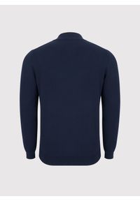 Pako Lorente - PAKO LORENTE – Sweter męski rozpinany w kolorze granatowym. Kolor: niebieski. Materiał: bawełna. Sezon: wiosna #5
