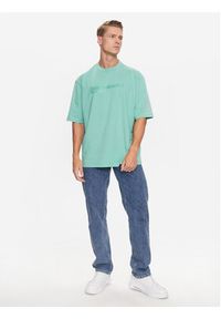 Karl Lagerfeld Jeans T-Shirt 231D1750 Zielony Regular Fit. Kolor: zielony. Materiał: bawełna #5