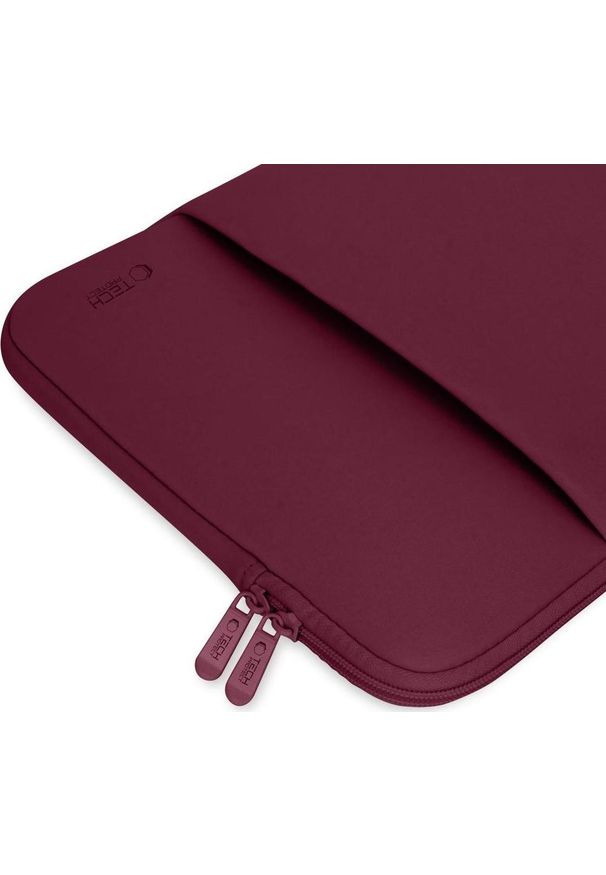 TECH-PROTECT - Etui Tech-Protect Neopren 14'' bordowy. Kolor: czerwony. Materiał: neopren