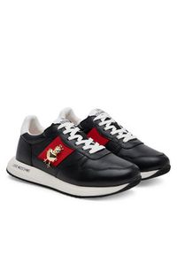 Love Moschino - LOVE MOSCHINO Sneakersy JA15373G1MIAL00A Czarny. Kolor: czarny. Materiał: skóra #4