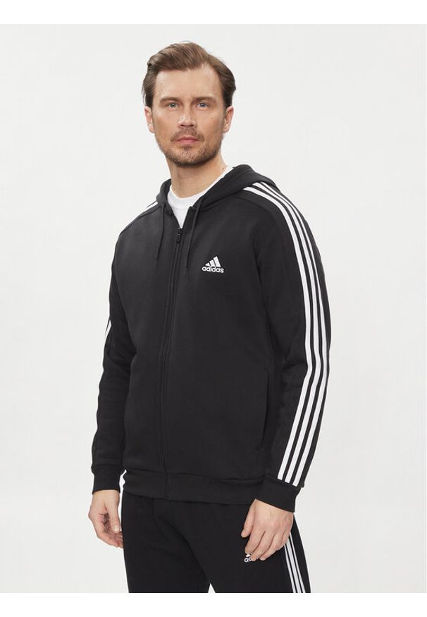 Adidas - adidas Bluza IB4029 Czarny Regular Fit. Kolor: czarny. Materiał: bawełna