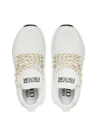 Versace Jeans Couture Sneakersy Dynamic 77VA3SA8 Biały. Kolor: biały. Materiał: mesh, materiał #3