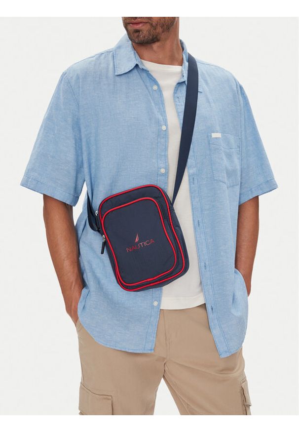 Nautica Torebka C-NTC-M-002-08 Granatowy. Kolor: niebieski. Materiał: materiał