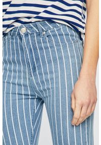 Haily's - Jeansy Stripe. Kolor: niebieski. Materiał: jeans #5