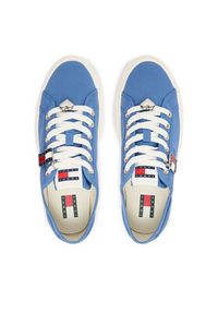 Tommy Jeans Sneakersy Tjw Flatform Sneaker Charms EN0EN02959 Niebieski. Kolor: niebieski. Materiał: materiał #3