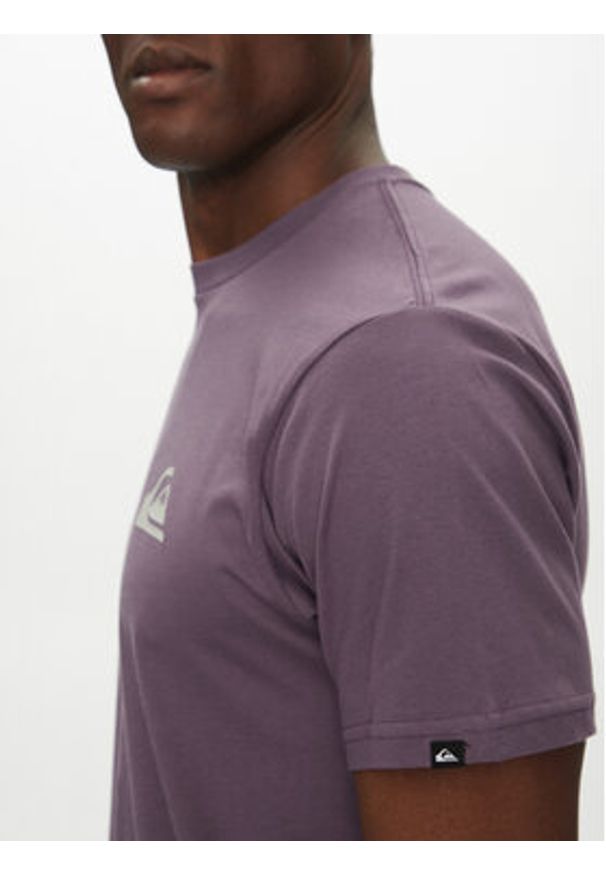 Quiksilver T-Shirt EQYZT08042 Fioletowy Regular Fit. Kolor: fioletowy. Materiał: bawełna