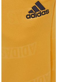 Adidas - adidas spodnie dresowe kolor żółty wzorzyste. Kolor: żółty. Materiał: dresówka #3