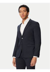Hugo - HUGO Garnitur Arti-Hesten 253X 50567831 Granatowy Extra Slim Fit. Kolor: niebieski. Materiał: syntetyk #7