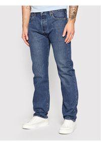 Levi's® Jeansy 501® 00501-3322 Granatowy Original Fit. Kolor: niebieski