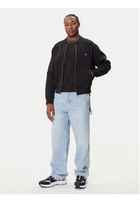 Hugo - HUGO Bluza Dargenzip 50542590 Czarny Oversize. Kolor: czarny. Materiał: bawełna #5