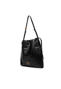 Pinko - PINKO Torebka Slouchy Extra Ai 25-26 PLTT 104364 A0QO Czarny. Kolor: czarny. Materiał: skórzane #4