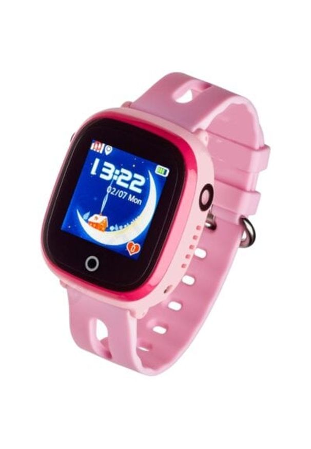 Smartwatch GARETT Kids Happy Różowy. Rodzaj zegarka: smartwatch. Kolor: różowy