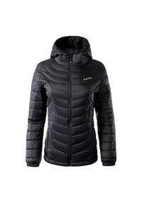 Hi-tec - Kurtka Ocieplana Damska Lady Neva. Kolor: czarny. Materiał: puch. Sport: turystyka piesza