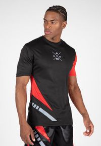 GORILLA WEAR - Hornell Koszulka - Czarny/Czerwony. Kolor: czerwony. Sport: fitness