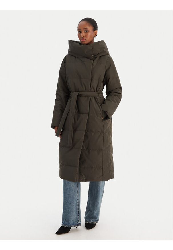 Vero Moda Kurtka puchowa Leonie 10311566 Szary Regular Fit. Kolor: szary. Materiał: syntetyk