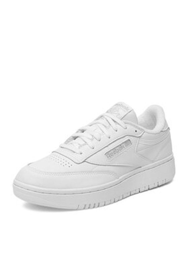 Reebok Sneakersy EO-CLUB C DOUBLE 100006321 Biały. Kolor: biały. Materiał: skóra. Model: Reebok Club