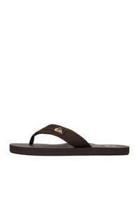 Quiksilver Japonki EO-DUNE CQ10036MGG Brązowy ciemny. Kolor: brązowy. Materiał: skóra #6