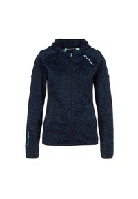 PEAK MOUNTAIN - Damska kurtka polarowa Peak Mountain Atora. Kolor: niebieski. Materiał: polar. Sezon: zima. Sport: narciarstwo #1