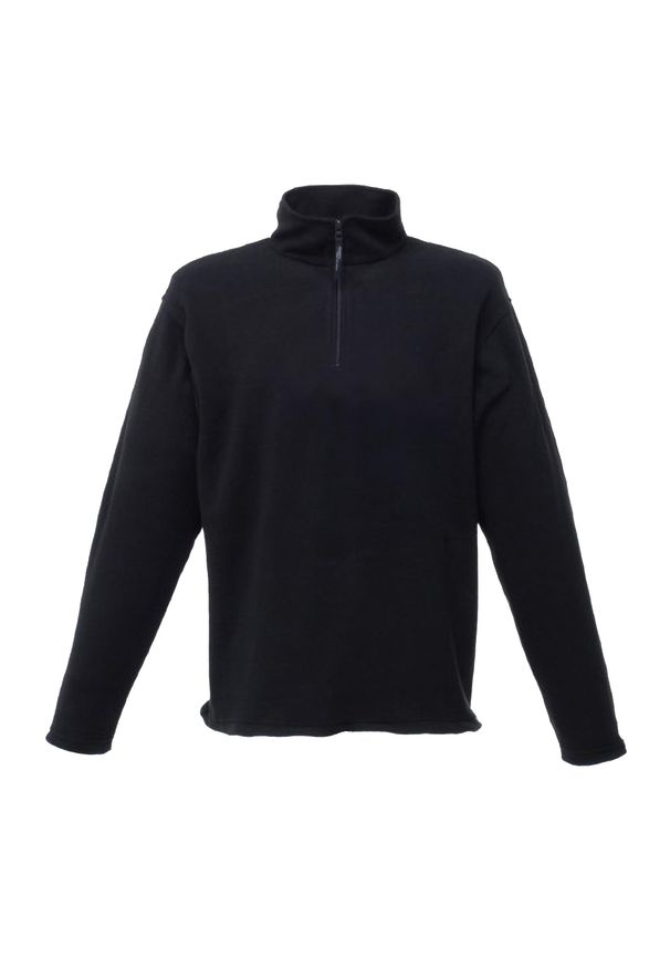 Regatta - Męski Polar Bluza Polarowa Top (170gsm). Kolor: czarny. Materiał: polar. Sezon: zima. Styl: sportowy. Sport: turystyka piesza