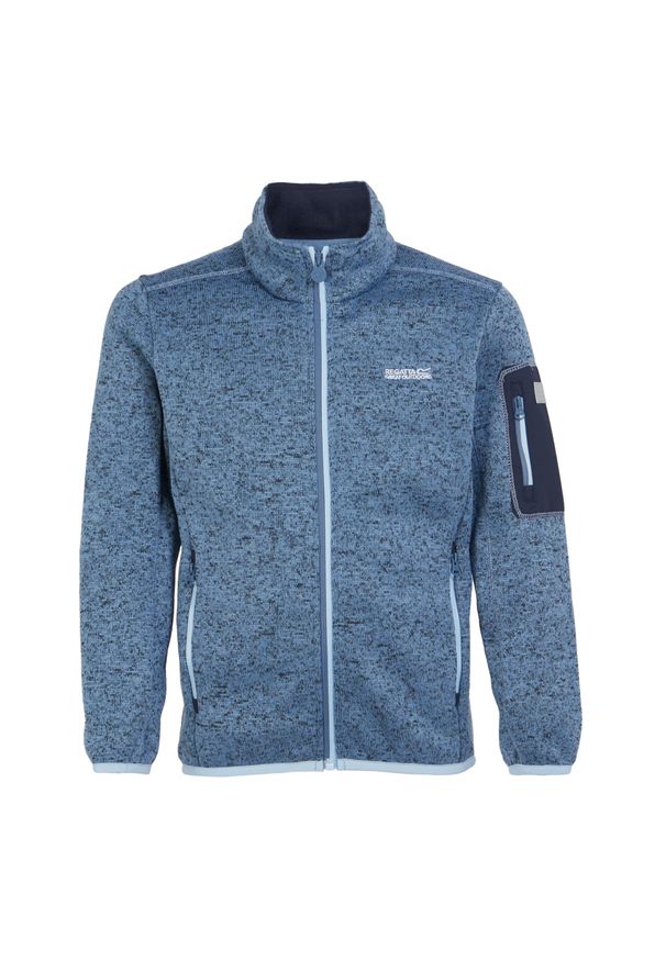 Regatta - Polar dziecięcy Newhill Fleece Jacket. Kolor: niebieski. Materiał: polar. Sezon: zima. Sport: turystyka piesza