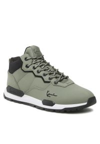 Sneakersy Karl Kani 89 Boot 1020506 Olive/Black. Kolor: zielony. Materiał: skóra