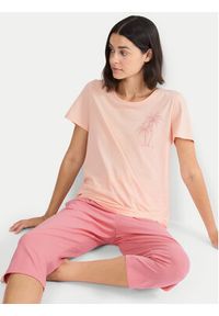 Triumph Piżama Sets 10227221 Różowy Regular Fit. Kolor: różowy. Materiał: bawełna #4