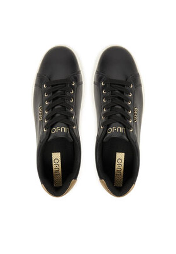 Liu Jo Sneakersy Pretty 06 BF5041 PX026 Czarny. Kolor: czarny. Materiał: skóra