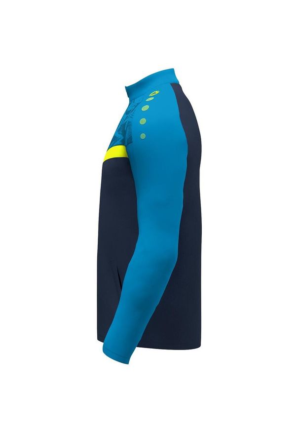 Dziecięca poliestrowa bluza dresowa Jako Iconic. Kolor: niebieski. Materiał: dresówka, poliester. Styl: sportowy