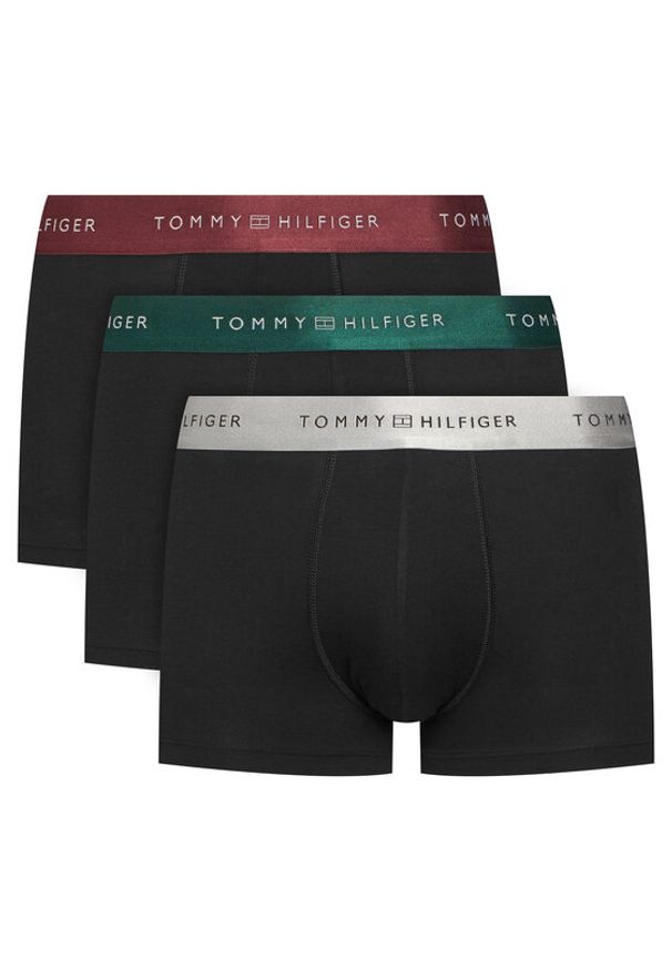 TOMMY HILFIGER - Tommy Hilfiger Komplet 3 par bokserek UM0UM03411 Czarny. Kolor: czarny. Materiał: bawełna