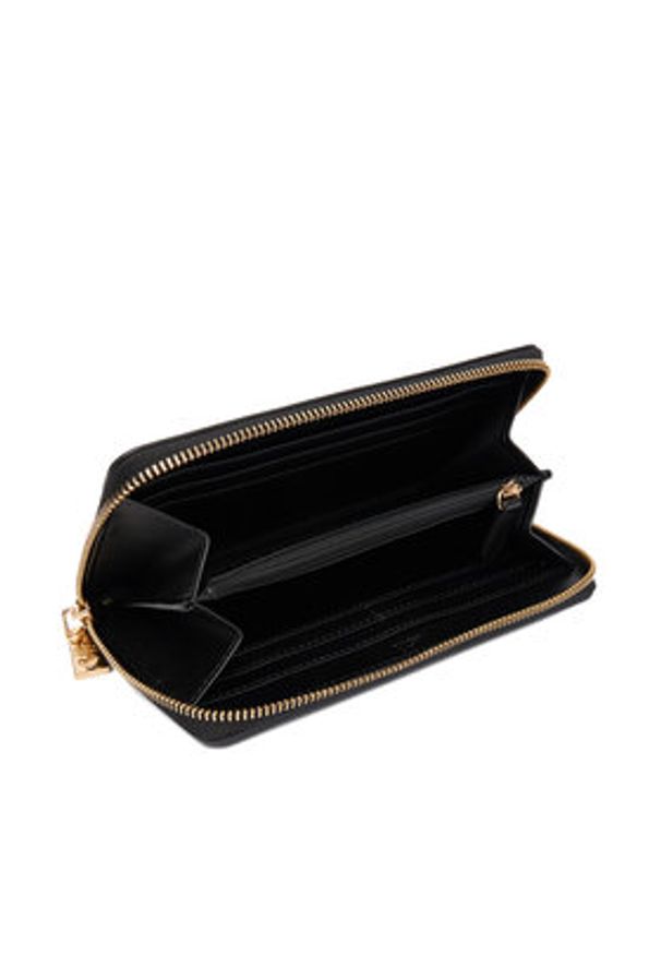 Love Moschino - LOVE MOSCHINO Portfel JC5611PP1OKD0000 Czarny. Kolor: czarny. Materiał: skóra