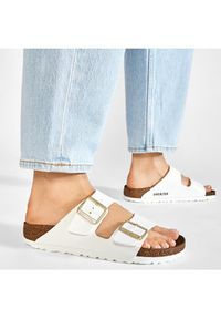 Birkenstock Klapki Arizona 1005294 Biały. Kolor: biały