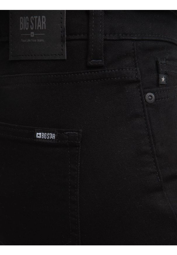 Big-Star - Jeansy damskie slim z wysokim stanem czarne Kitty High Waist 915. Okazja: na co dzień, do pracy. Stan: podwyższony. Kolor: czarny. Styl: elegancki, casual