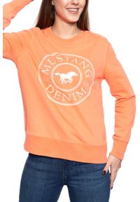 Mustang - BLUZA MUSTANG DAMSKA Bea C Print 1009102 8139. Wzór: nadruk