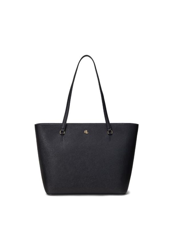 Lauren Ralph Lauren Torebka 431924351001 Czarny. Kolor: czarny. Materiał: skórzane