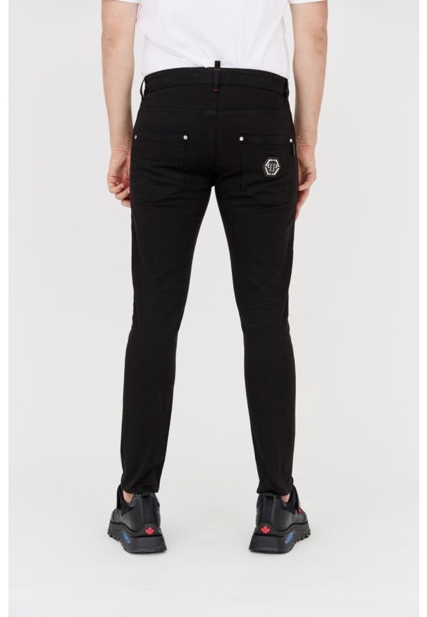 Philipp Plein - PHILIPP PLEIN Czarne męskie jeansy, Rozmiar 31. Kolor: czarny