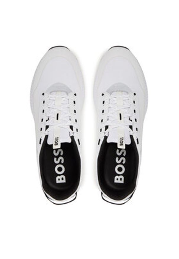 BOSS Sneakersy Ttnm Evo Runn 50529544 Biały. Kolor: biały. Materiał: materiał