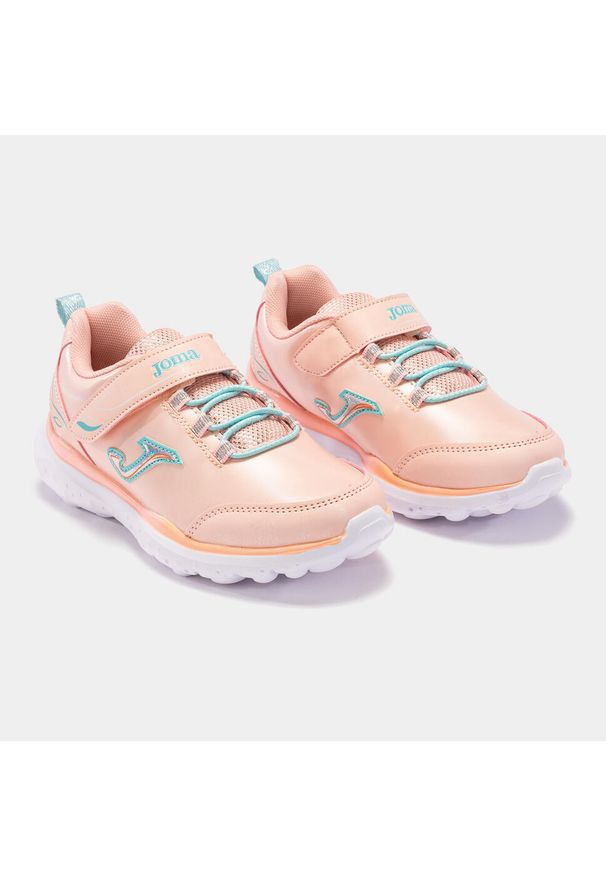 Buty do chodzenia dla dzieci Joma JBUTTW2210V. Zapięcie: rzepy. Kolor: pomarańczowy. Materiał: materiał, syntetyk. Szerokość cholewki: normalna. Sport: turystyka piesza