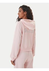 Guess Bluza V6GQ15 K3093 Różowy Regular Fit. Kolor: różowy. Materiał: syntetyk #1