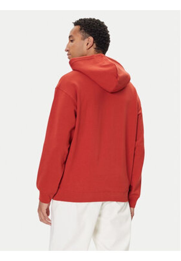 United Colors of Benetton - United Colors Of Benetton Bluza 342ZU201K Bordowy Regular Fit. Kolor: czerwony. Materiał: bawełna