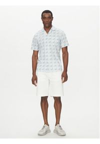 Hugo - HUGO Koszula Ellino 50539705 Błękitny Regular Fit. Kolor: niebieski. Materiał: bawełna #5