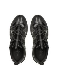 Calvin Klein Jeans Sneakersy Chunky Runner Vibram Refl YM0YM00717 Czarny. Kolor: czarny. Materiał: skóra